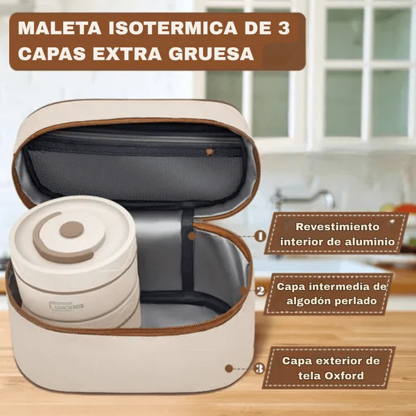Lonchera Térmica 4 Piezas