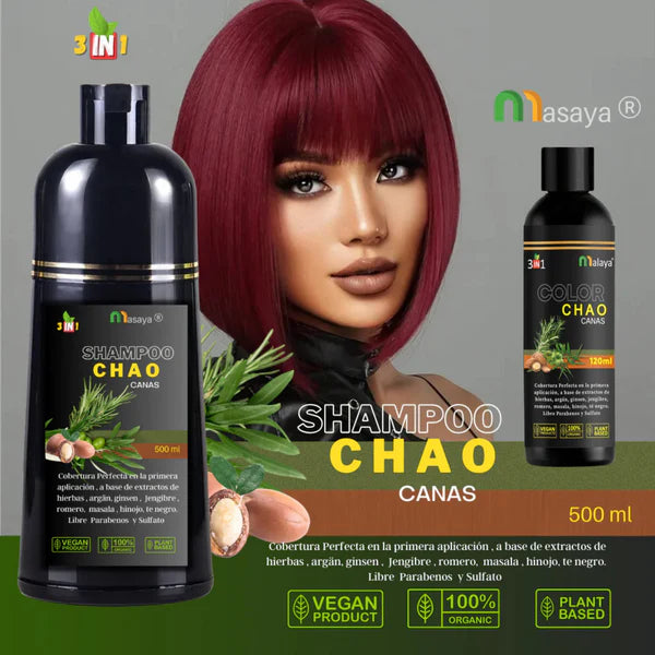 SHAMPOO CHAO  CANAS +TRATMIENTO