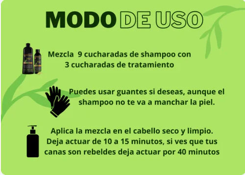 SHAMPOO CHAO  CANAS +TRATMIENTO