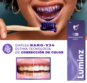 SERUM BLANQUEADOR DENTAL V34 LUMINZ